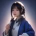 平台安全测试专员李晓薇，短发女性，技术背景，在电脑前工作的专业照片