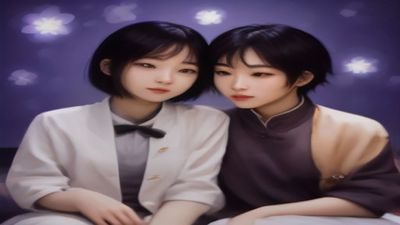 2026年泰国BL新剧剧照，两名男主角在夕阳下相视而笑，画面色调温暖，泰国BL剧集典型风格